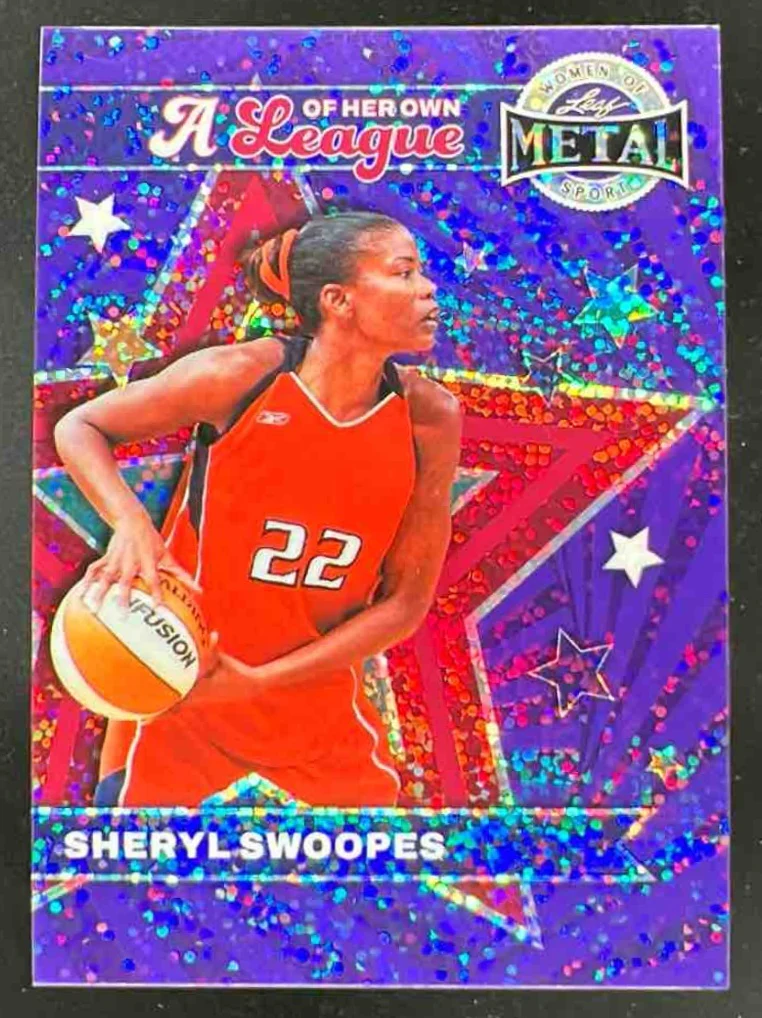2025 Leaf Metal Women Of Sport A League of Her Own Purple #28 Sheryl Swoopes 1/1