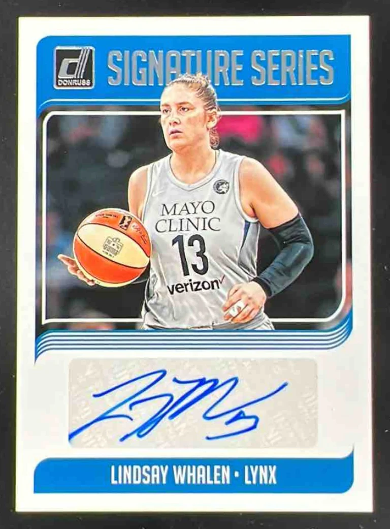 2019-20 Panini Donruss WNBA Signature Series #SS-LWN Lindsay Whalen Auto