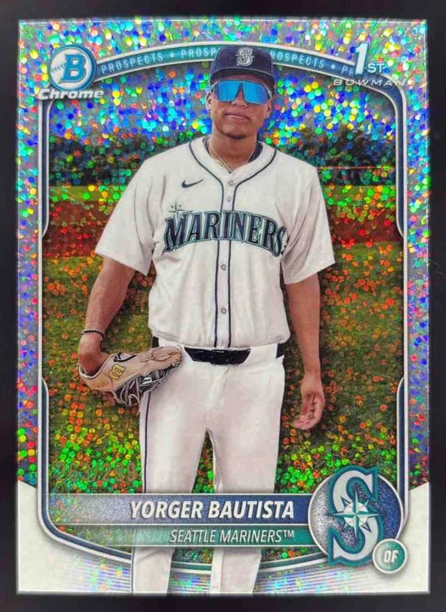 2025 Bowman Chrome Mini Diamonds Refractor #BCP-194 Yorger Bautista RC