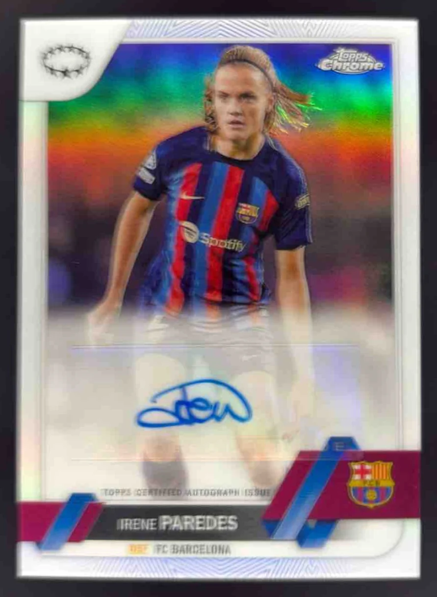 2022-23 Topps Chrome UEFA Women's Autographs #A-IP Irene Paredes Auto
