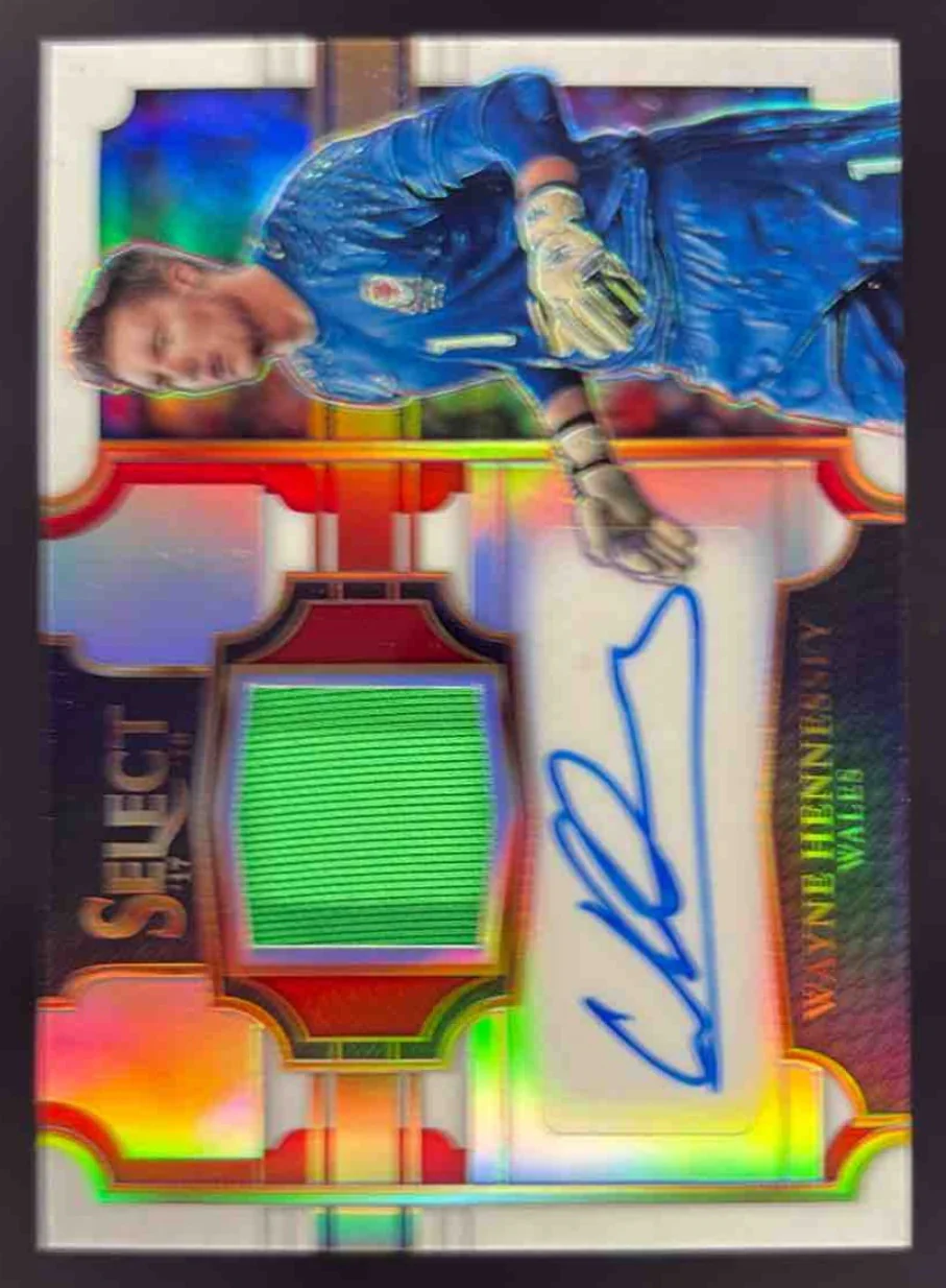 2017 Panini Select Jersey Autographs White #JA-WH Wayne Hennessey Auto /99