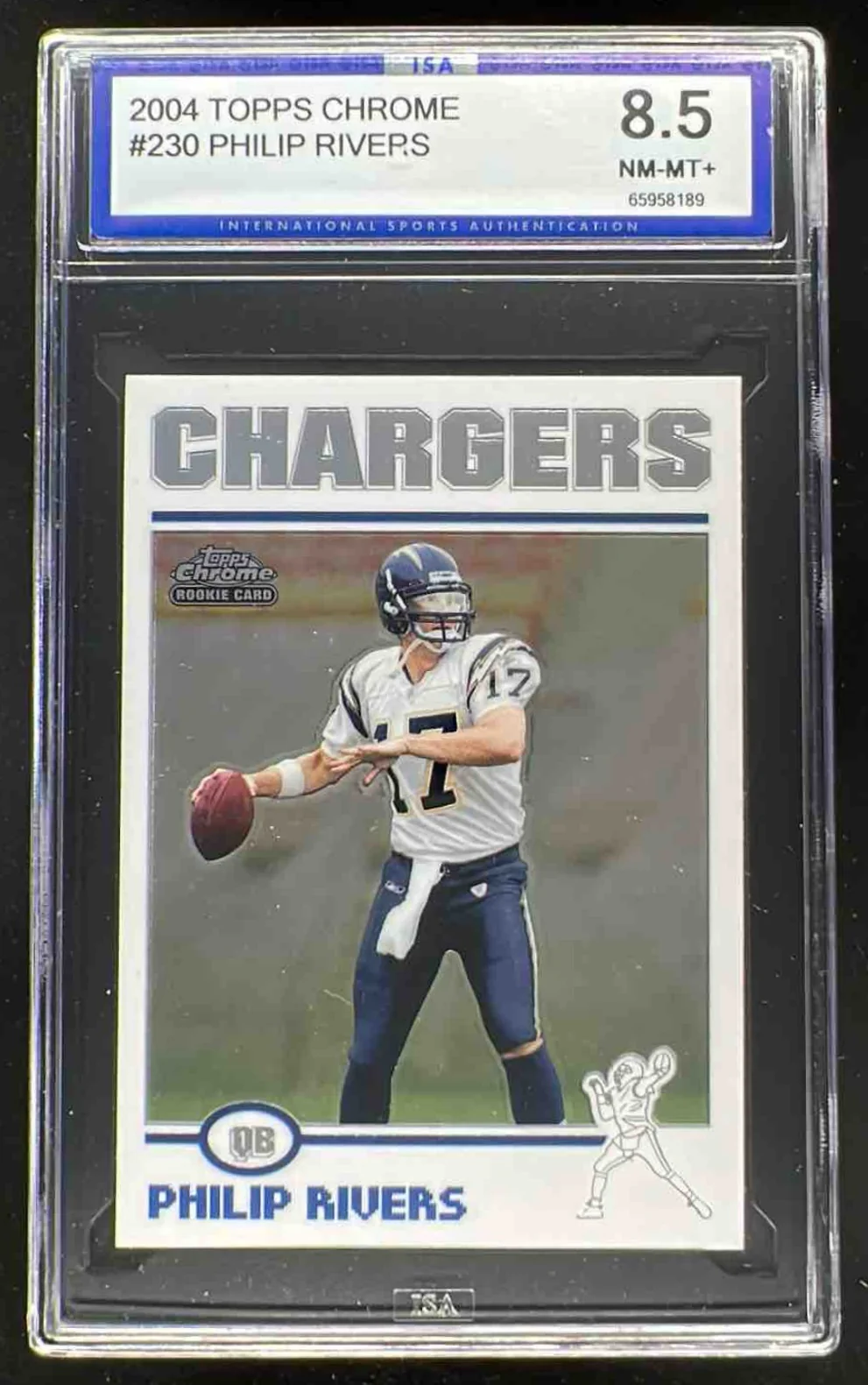 2004 Topps Chrome #230 Philip Rivers RC ISA 8.5