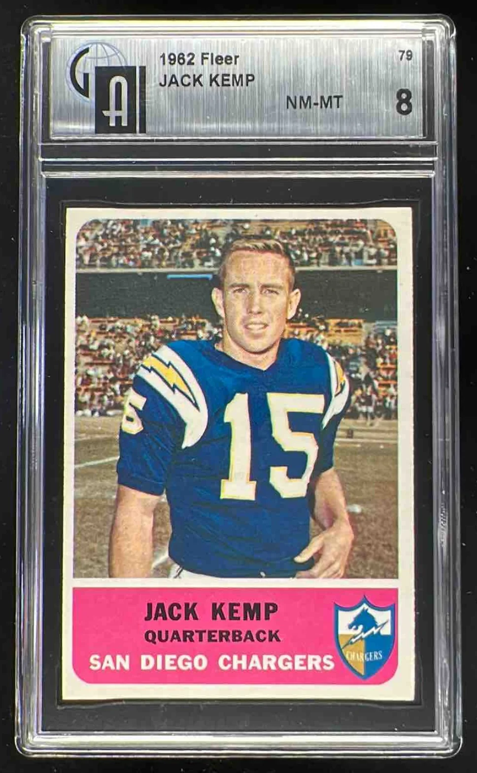 1962 Fleer #79 Jack Kemp GAI 8