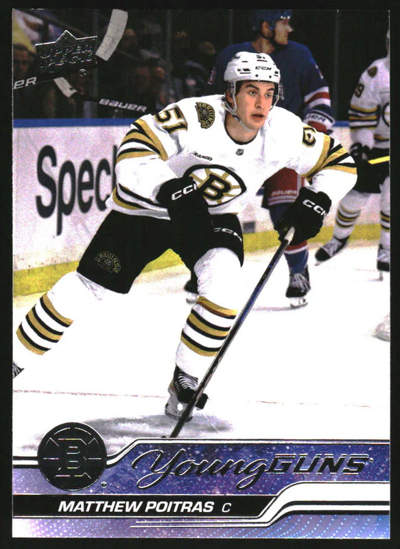 2023-24 Upper Deck #478 Matthew Poitras Young Guns RC Rookie