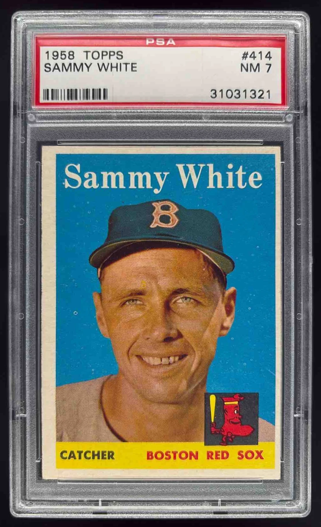 1958 Topps #414 Sammy White PSA 7