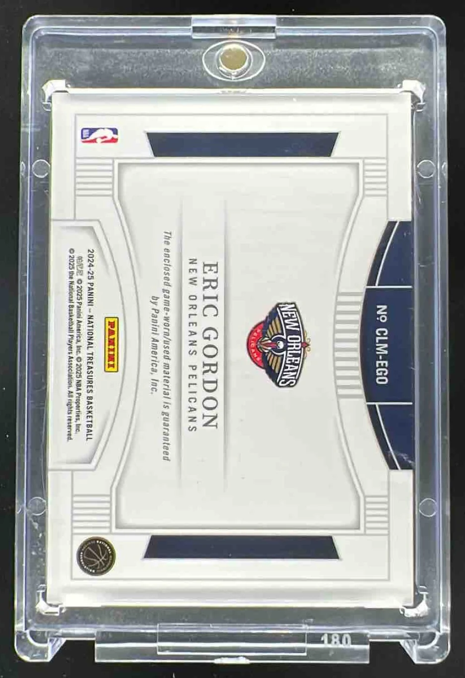 2024-25 Panini National Treasures Colossal Logoman #83 Eric Gordon /9 - Image 2
