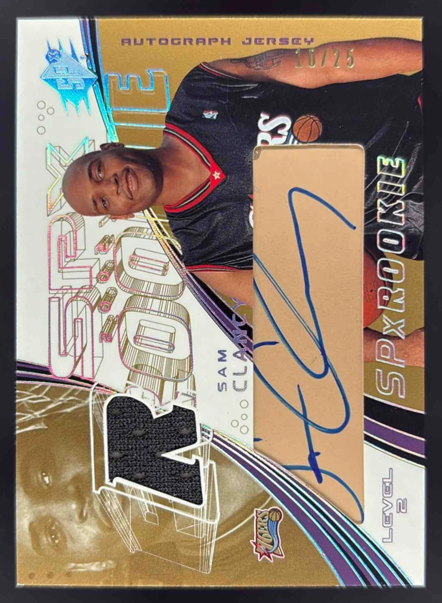 2002-03 SPx Spectrum #119 Sam Clancy Autograph RC Auto /25
