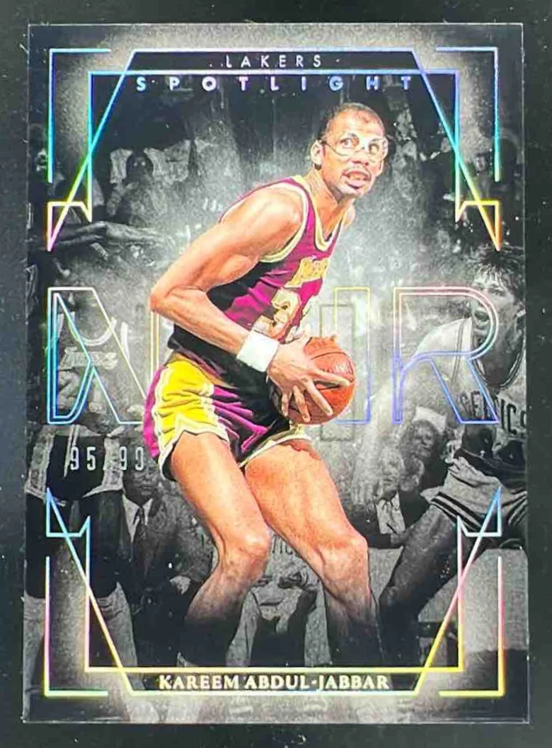 2024 Panini Noir Spotlight #7 Kareem Abdul-Jabbar /99