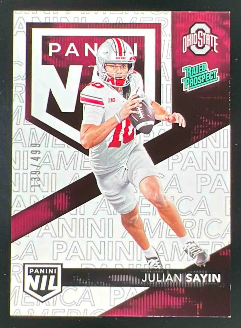 2025 Panini Silver Packs Wrapper Redemption Panini NIL #NIL2 Julian Sayin /499