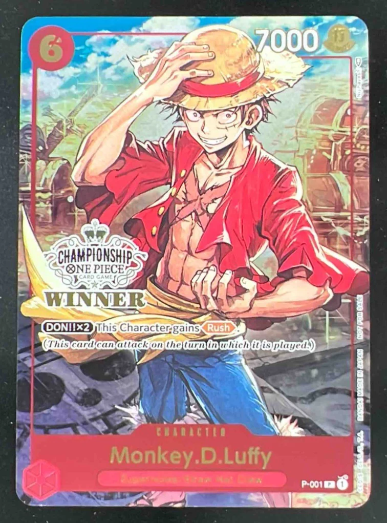 2023 One Piece EN Store Championship Winner #001 Monkey D Luffy