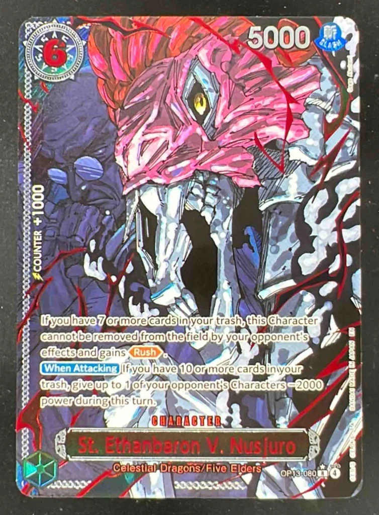 2025 One Piece OP13 EN Special Alternate Art #080 St. Ethanbaron V Nusjuro