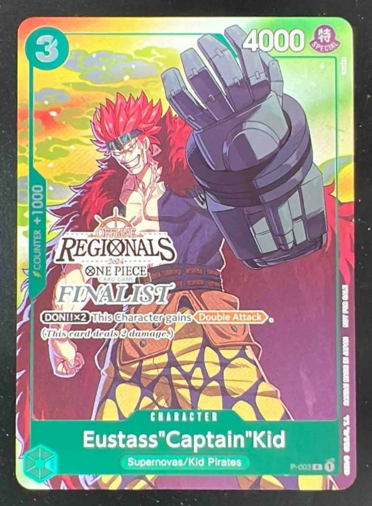 2024 One Piece EN Online Regionals Finalist #003 Eustass Captain Kid
