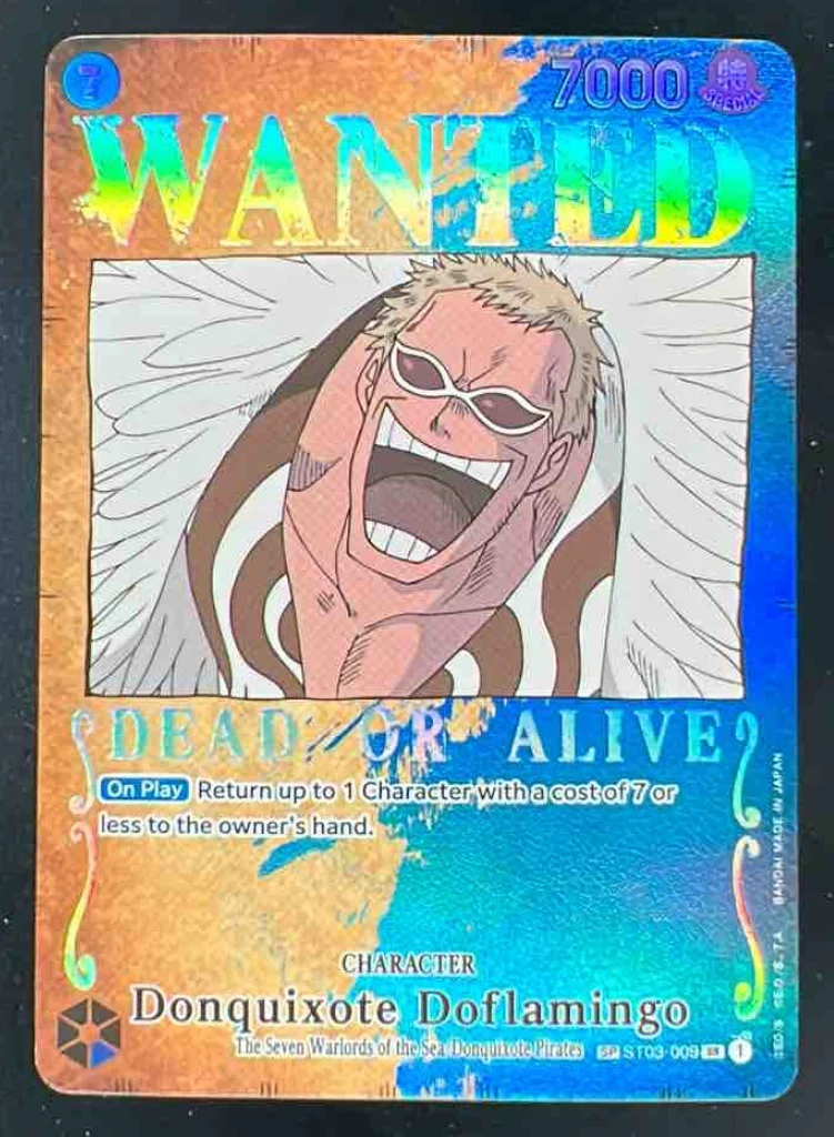 Donquixote Doflamingo Wanted Poster - Pillars of Strength OP03