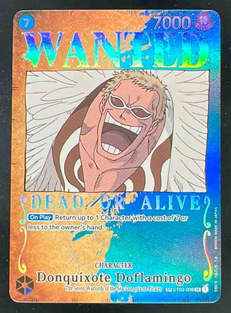 Donquixote Doflamingo Wanted Poster - Pillars of Strength OP03