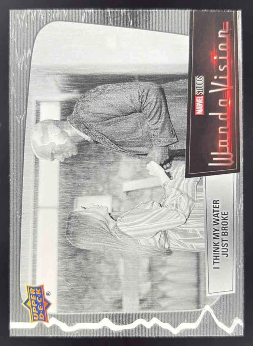 2023 Upper Deck Marvel Wandavision Green Vision I Think My Water Just Broke /25