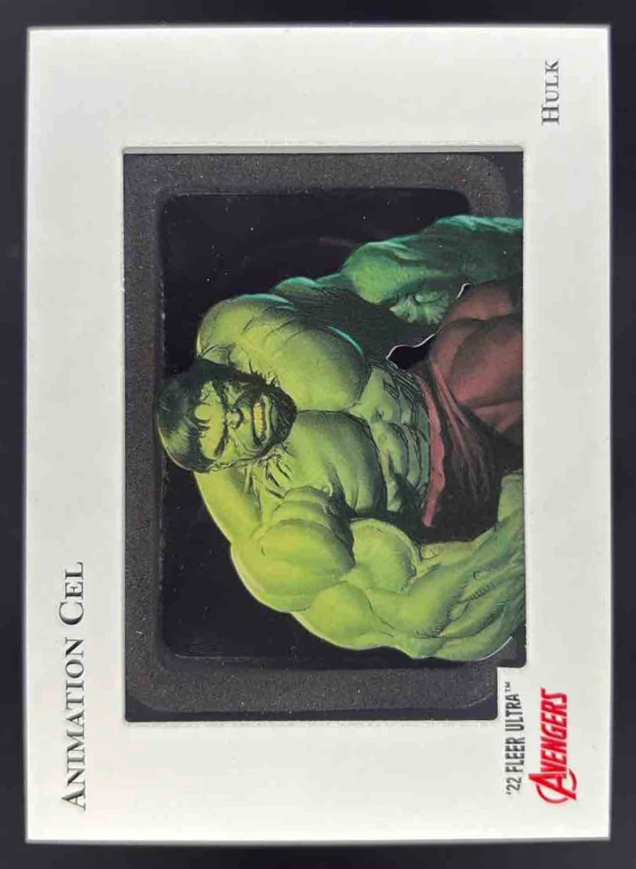 2022 Fleer Ultra Marvel Avengers Animation Cels #30 Hulk