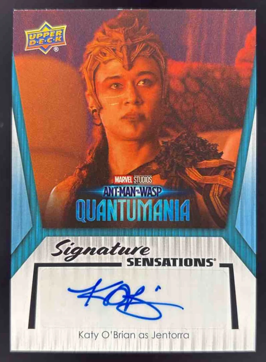 2024 Upper Deck Marvel Studios Cinematic Sensations Katy O'Brian Jentorra Auto
