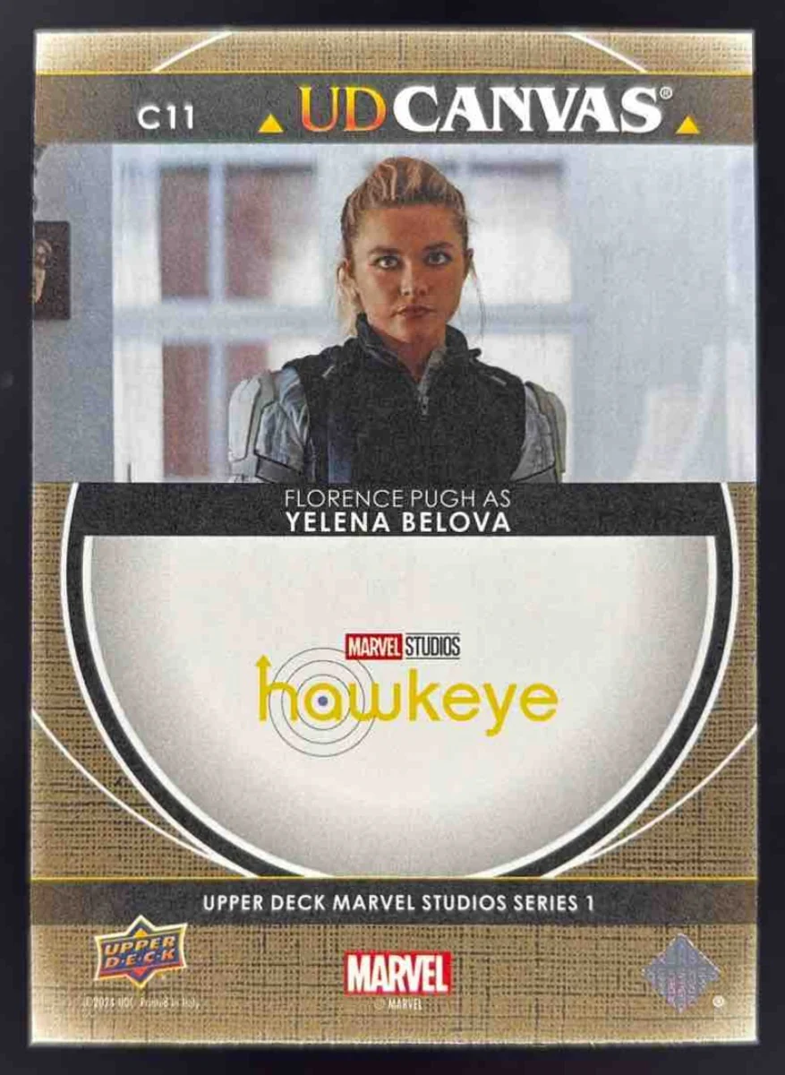 2024 Upper Deck Marvel Studios UD Canvas #C11 Florence Pugh as Yelena Belova - Image 2