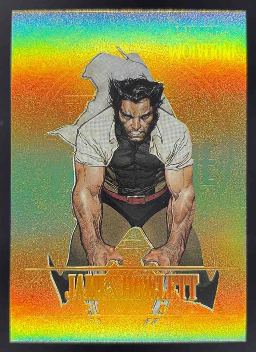 2023 Fleer Ultra Marvel Wolverine Medallions Gold #M-21 James Howlett /200