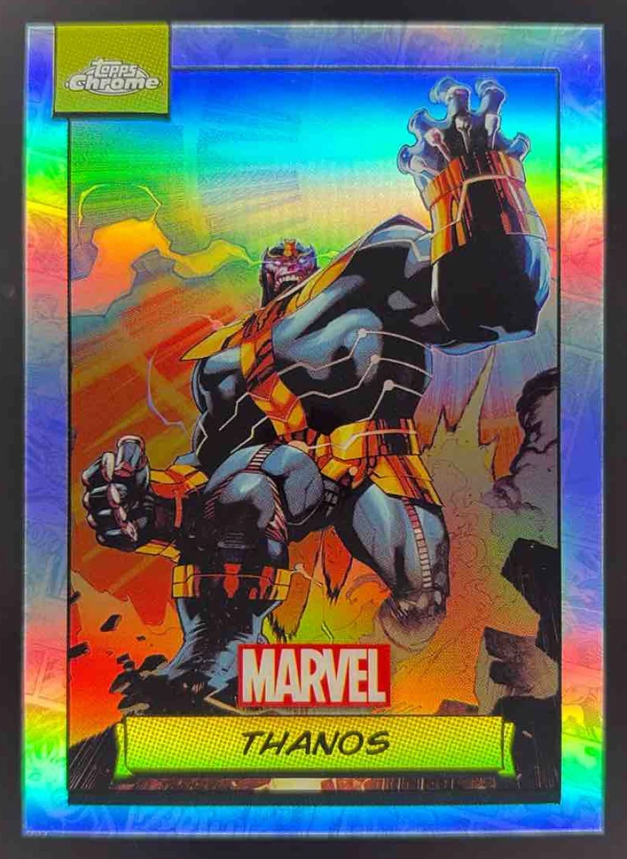 2024 Topps Chrome Marvel Refractor #72 Thanos