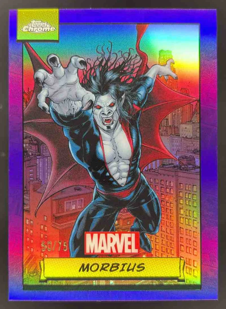 2024 Topps Chrome Marvel Purple Refractor #106 Morbius /75