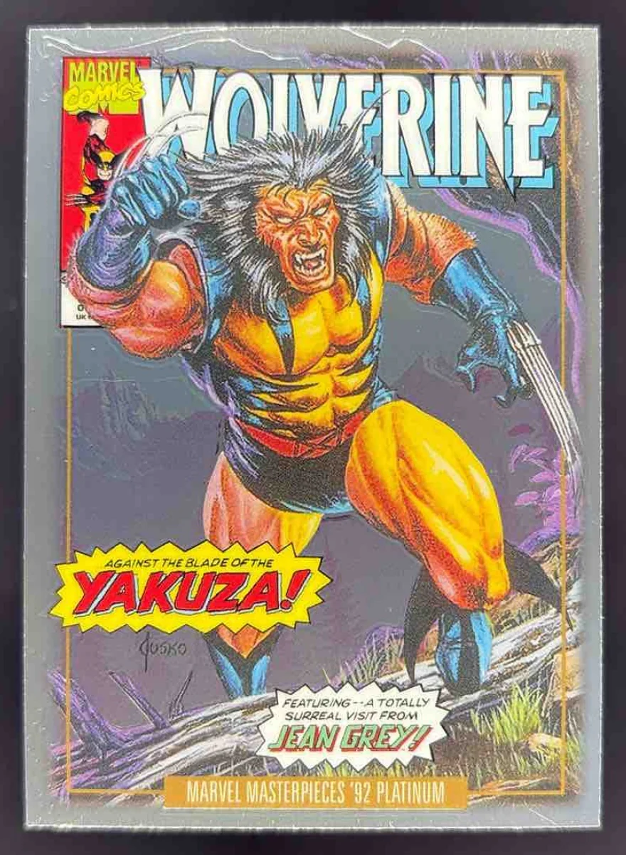 2024 Upper Deck Marvel Masterpieces '92 Platinum Variant Cover #94-V Wolverine
