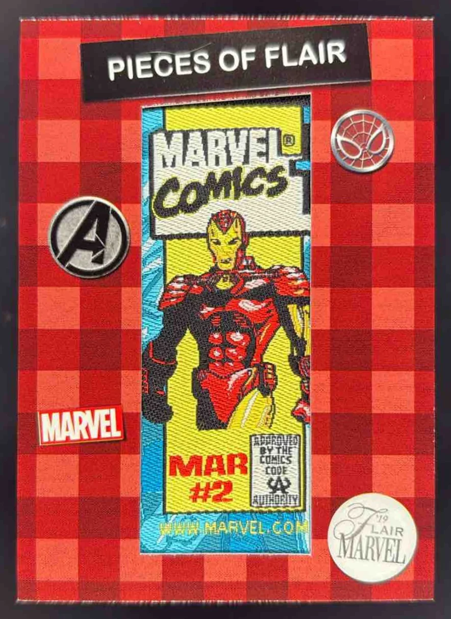 2019 Marvel Pieces of Flair Comic Corner Patches #POF16 The Invincible Iron Man