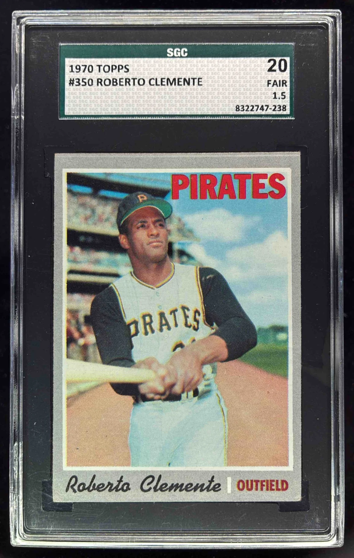 1970 Topps #350 Roberto Clemente SGC 1.5