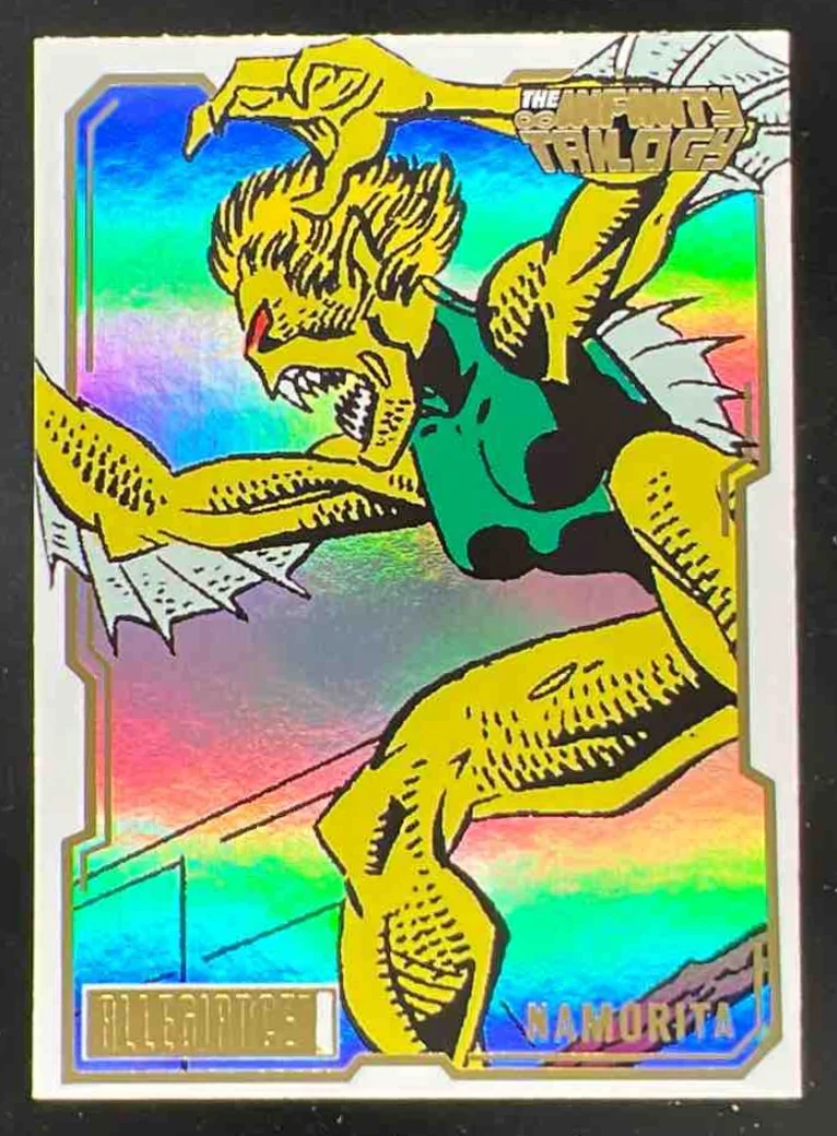 2023 Upper Deck Marvel Allegiance Infinity Trilogy Rainbow Variants #12 Namorita