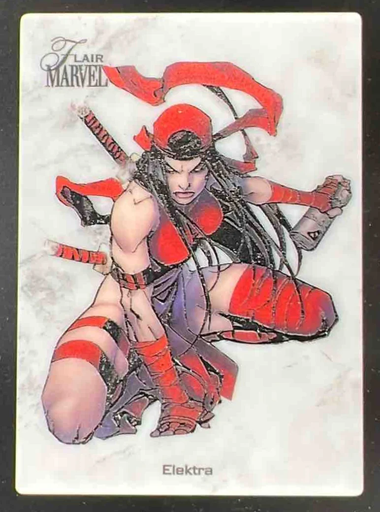 2023 Fleer Marvel Flair Carved #CC23 Elektra
