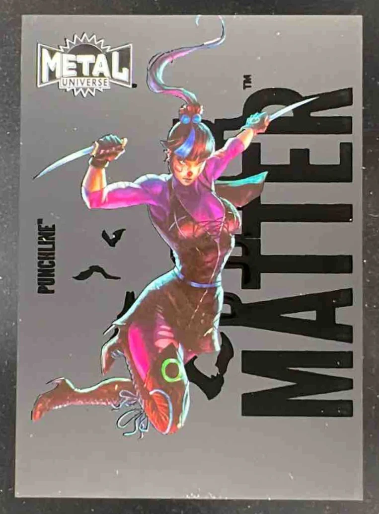 2025 Skybox Metal Universe Batman Dark Matter #DM-10 Punchline