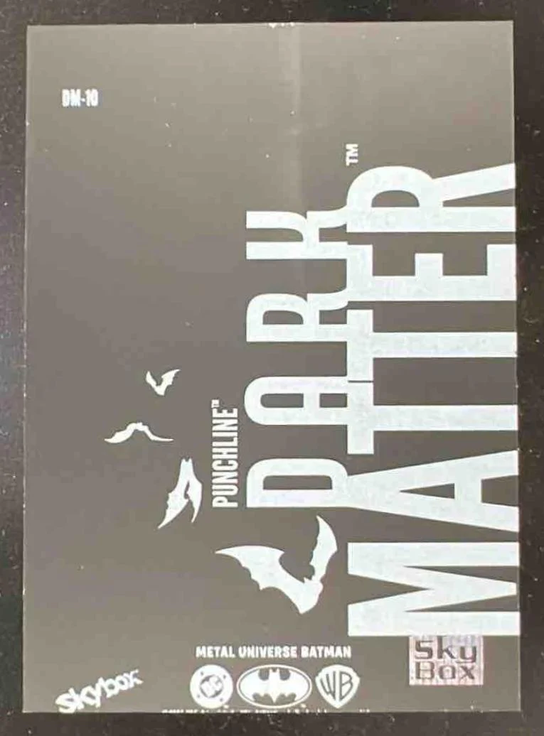 2025 Skybox Metal Universe Batman Dark Matter #DM-10 Punchline - Image 2