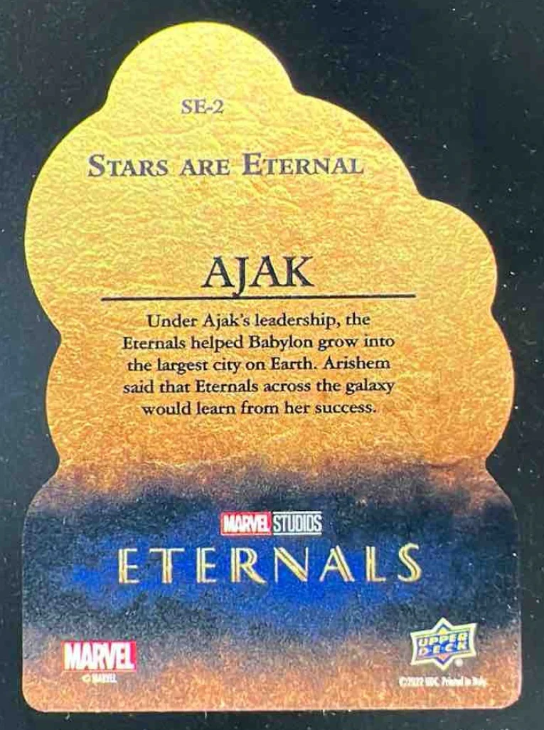 2023 Upper Deck Marvel Eternals Stars Are Eternal Metal #SE-2 Ajak - Image 2