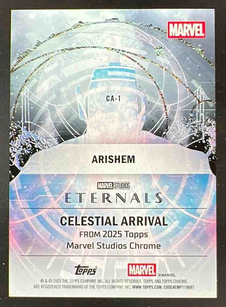 2025 Topps Chrome Marvel Studios Celestial Arrival #CA-1 Arishem SSP - Image 2