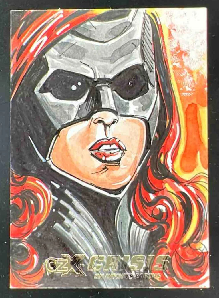 Cryptozoic DC Sketch Card Artist Autograph Emrah Gildir Auto 1/1