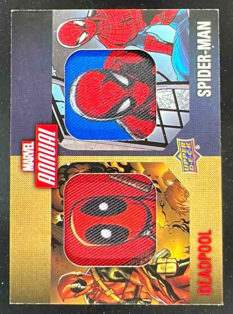 2016 Upper Deck Marvel Annual Dual Character Patch #DCP-13 Deadpool Spider-Man