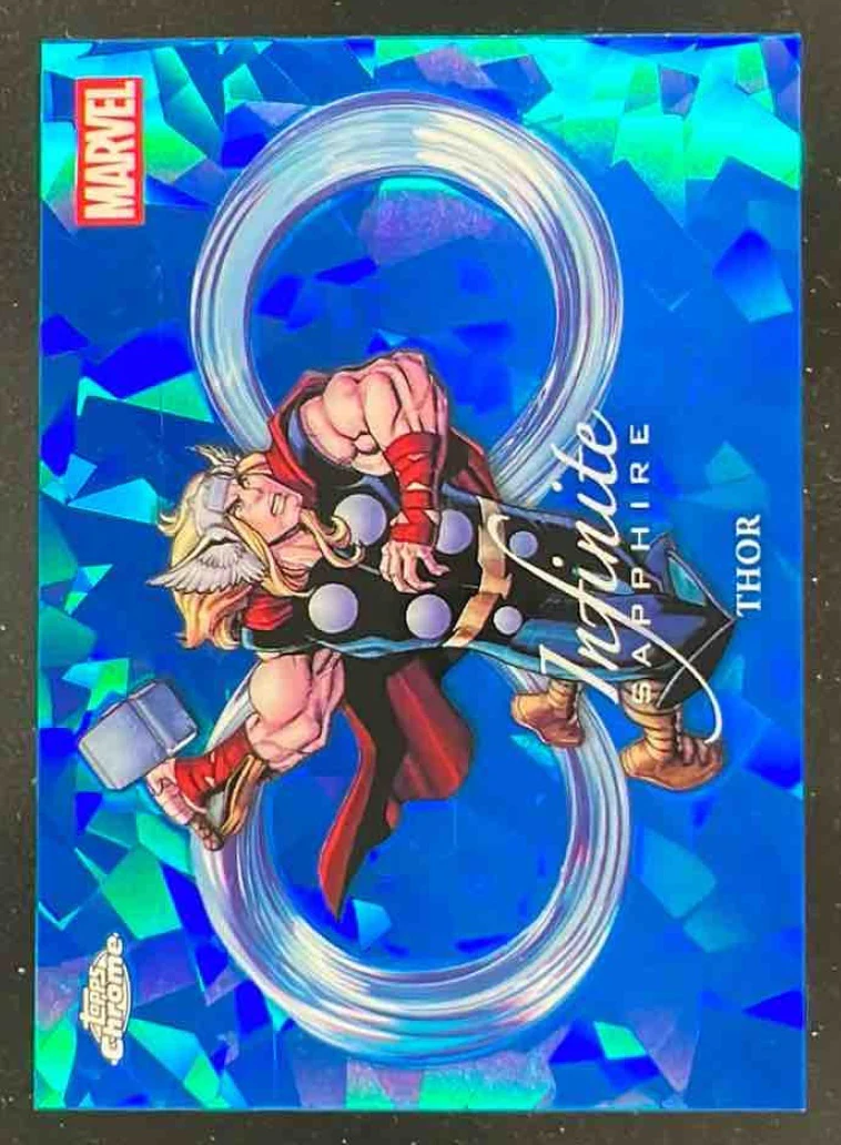 2025 Topps Chrome Marvel Sapphire Infinite Sapphire #IS-2 Thor