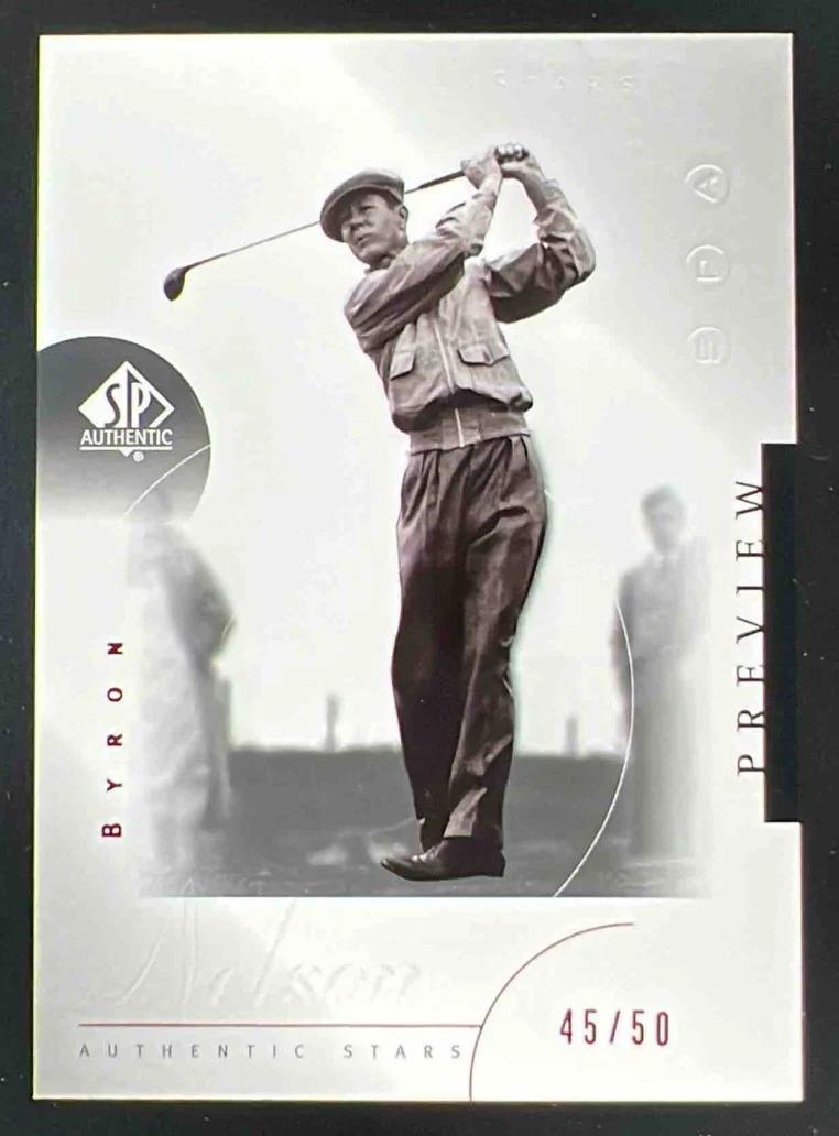 2001 Upper Deck SP Authentic Preview Red #29 Byron Nelson /50
