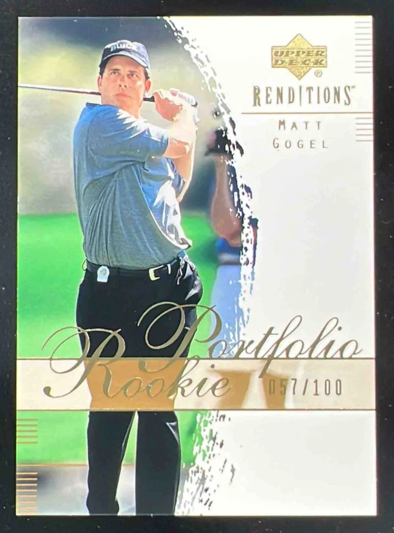 2003 Upper Deck Renditions Gold #35 Matt Gogel /100