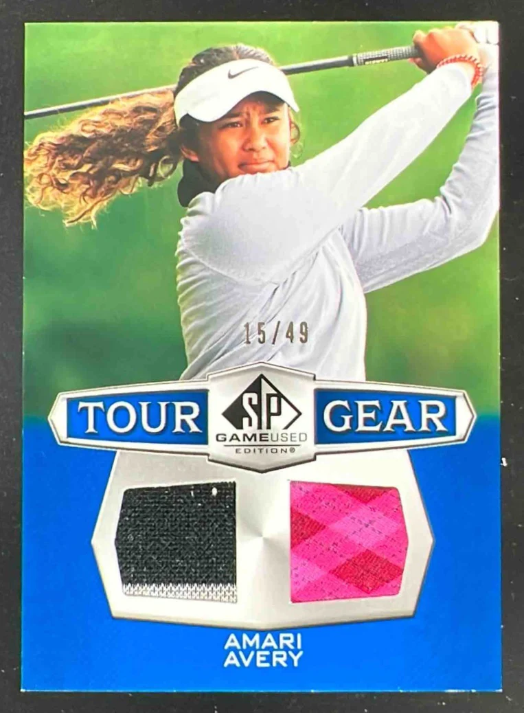 2024 Upper Deck SP Game Used Tour Gear Shirt/Cap #TG-AA Amari Avery /49