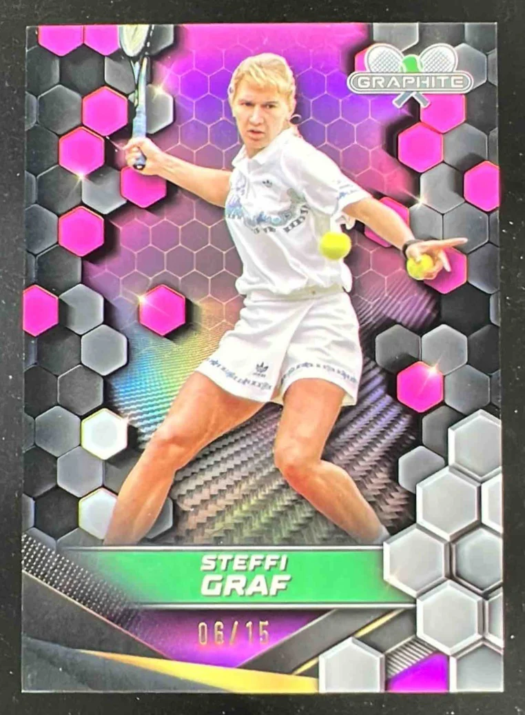 2024 Topps Graphite Pink Refractor #104 Steffi Graf /15