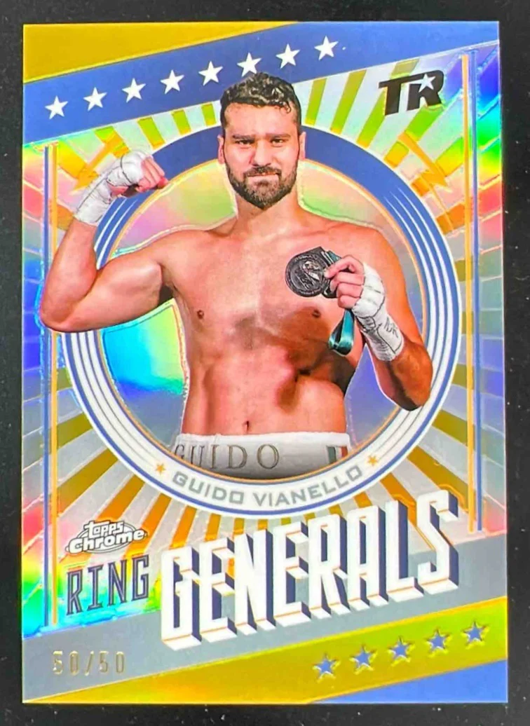2024 Topps Chrome Ring Generals Gold Refractor #RG-10 Guido Vianello /50