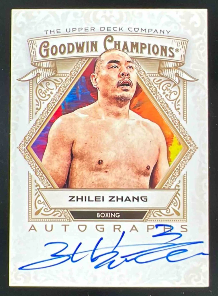 2025 Upper Deck Goodwin Champions Autographs #A-ZZ Zhilei Zhang Autograph Auto
