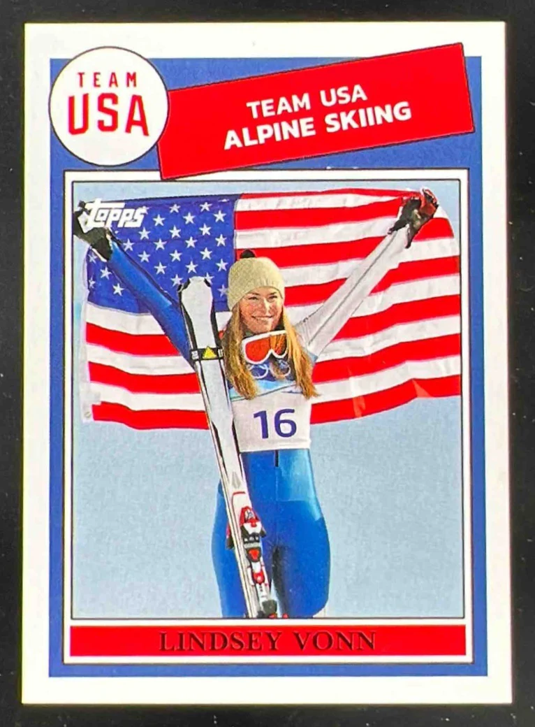 2018 Topps Throwback Thursday #31 Lindsey Vonn