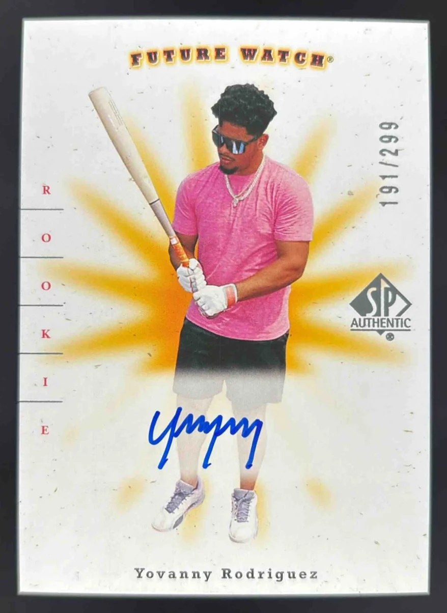 2025 Upper Deck Goodwin Champions SP Authentic 2000 Yovanny Rodriguez Auto /299
