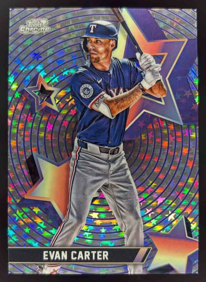 2025 Topps Cosmic Chrome Starfractor #SF-41 Evan Carter