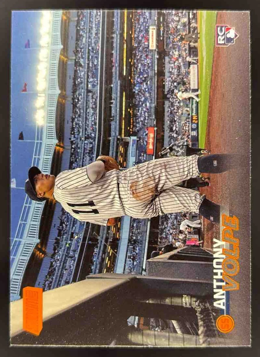 2023 Topps Stadium Club Orange Foil #191 Anthony Volpe RC /199