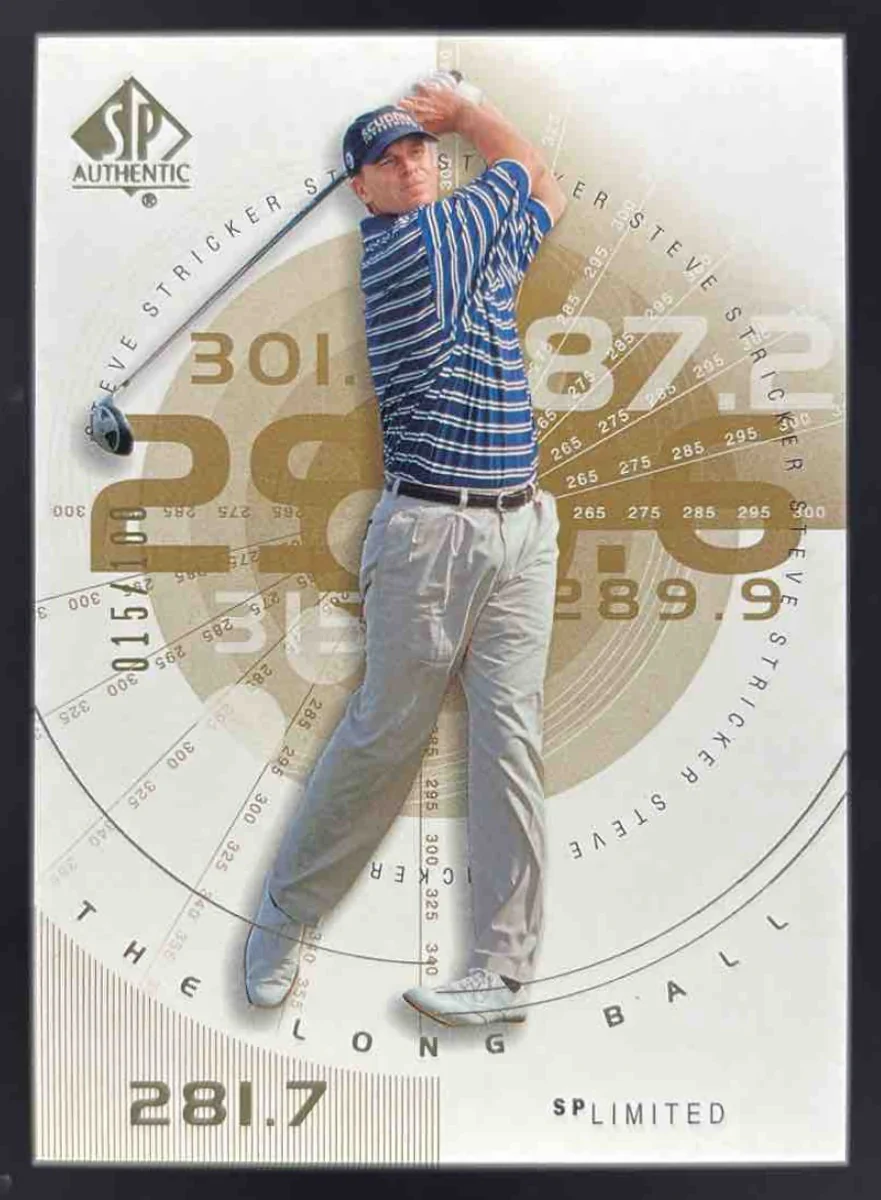 2002 SP Authentic Limited #90 Steve Stricker /100