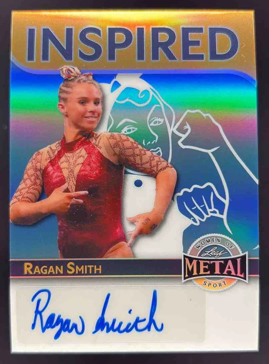 2025 Leaf Metal Women Of Sport Inspired Platinum #IA-RS1 Ragan Smith Auto /8