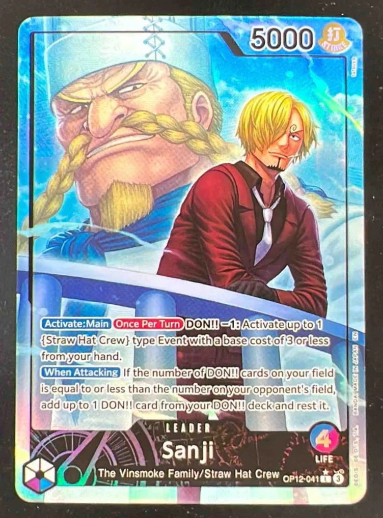 Sanji 041 Alternate Art - Legacy of the Master OP12